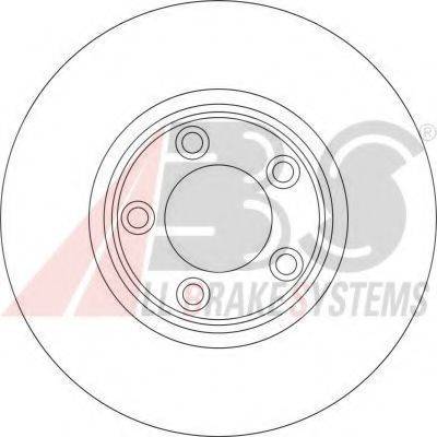 A.B.S. 17049 OE - Гальмівний диск autocars.com.ua