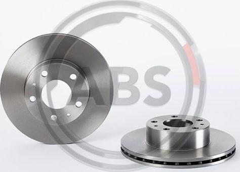 A.B.S. 09.8931.21 - Гальмівний диск autocars.com.ua