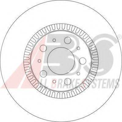 A.B.S. 17012 OE - Гальмівний диск autocars.com.ua