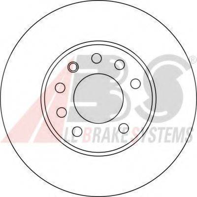 A.B.S. 17368 OE - Гальмівний диск autocars.com.ua