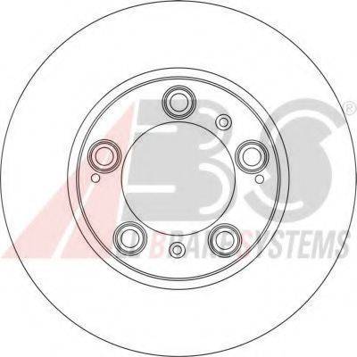 A.B.S. 17074 OE - Гальмівний диск autocars.com.ua