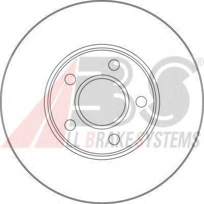 A.B.S. 09.9589.14 - Тормозной диск avtokuzovplus.com.ua