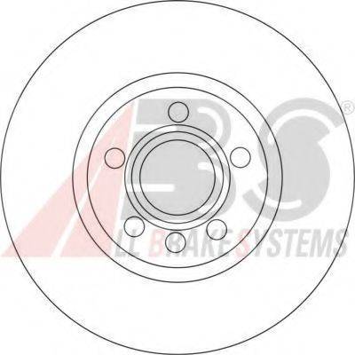 A.B.S. 17114 OE - Гальмівний диск autocars.com.ua