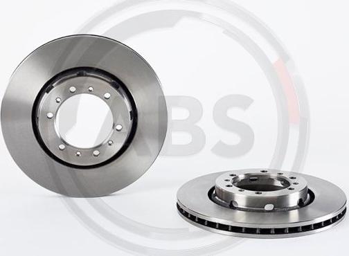 A.B.S. 09.A142.10 - Гальмівний диск autocars.com.ua