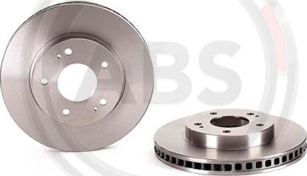 A.B.S. 09.A303.10 - Гальмівний диск autocars.com.ua