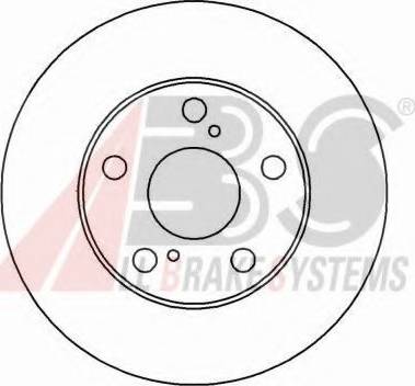 A.B.S. 16220 OE - Гальмівний диск autocars.com.ua