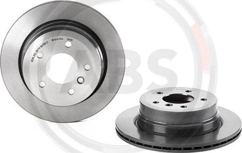 A.B.S. 09.B411.11 - Гальмівний диск autocars.com.ua