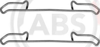 A.B.S. 1085Q - Комплектуючі, колодки дискового гальма autocars.com.ua