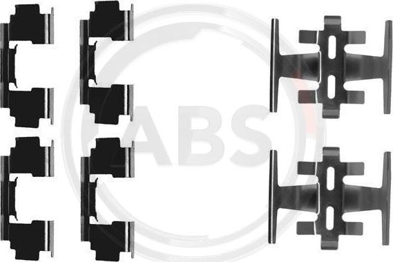 A.B.S. 1088Q - Комплектующие для колодок дискового тормоза avtokuzovplus.com.ua