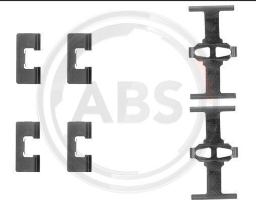 A.B.S. 1092Q - Комплектуючі, колодки дискового гальма autocars.com.ua