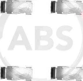 A.B.S. 1094Q - Комплектуючі, колодки дискового гальма autocars.com.ua