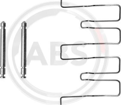 A.B.S. 1112Q - Комплектуючі, колодки дискового гальма autocars.com.ua