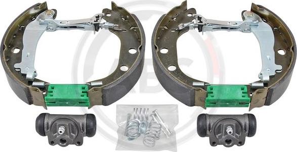 A.B.S. 111482 - Комплект гальм, барабанний механізм autocars.com.ua
