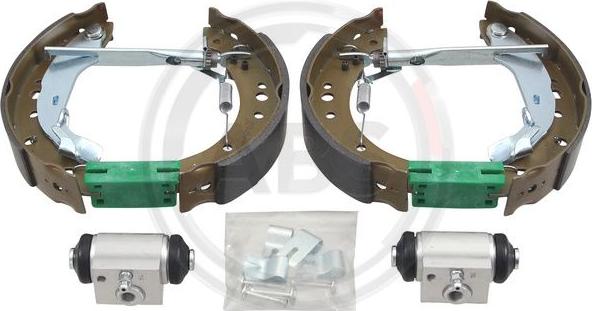 A.B.S. 111531 - Комплект гальм, барабанний механізм autocars.com.ua