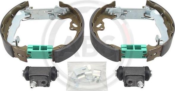 A.B.S. 111535 - Комплект гальм, барабанний механізм autocars.com.ua