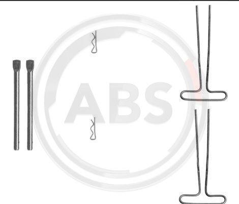 A.B.S. 1120Q - Комплектуючі, колодки дискового гальма autocars.com.ua