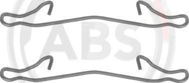 A.B.S. 1121Q - Комплектуючі, колодки дискового гальма autocars.com.ua