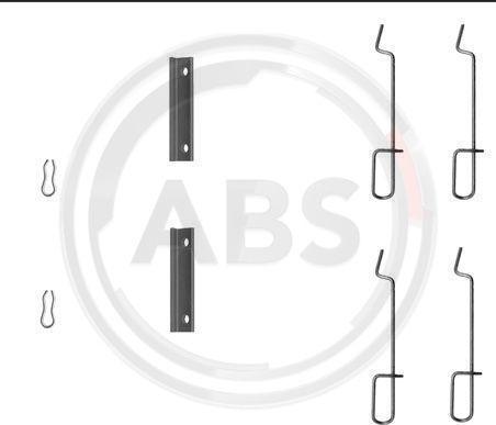 A.B.S. 1125Q - Комплектуючі, колодки дискового гальма autocars.com.ua