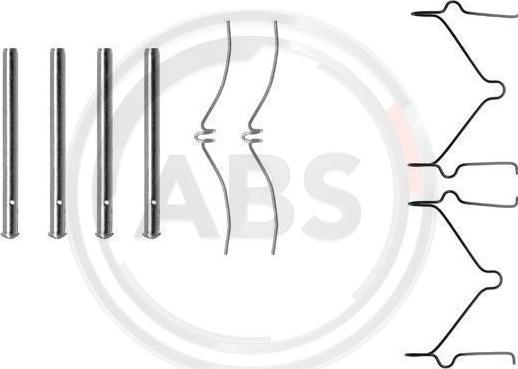 A.B.S. 1126Q - Комплектующие для колодок дискового тормоза avtokuzovplus.com.ua