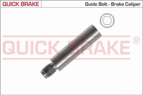 OJD Quick Brake 11286 - Направляющий болт, корпус скобы тормоза avtokuzovplus.com.ua