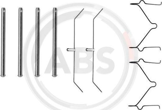 A.B.S. 1129Q - Комплектующие для колодок дискового тормоза avtokuzovplus.com.ua