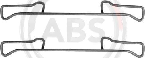 A.B.S. 1150Q - Комплектуючі, колодки дискового гальма autocars.com.ua