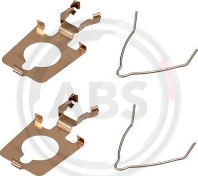 A.B.S. 1156Q - Комплектуючі, колодки дискового гальма autocars.com.ua