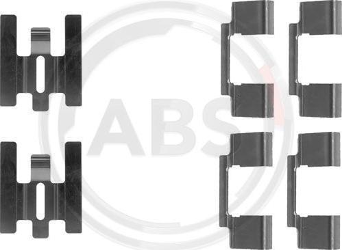 A.B.S. 1160Q - Комплектующие для колодок дискового тормоза avtokuzovplus.com.ua