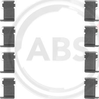 A.B.S. 1162Q - Комплектуючі, колодки дискового гальма autocars.com.ua