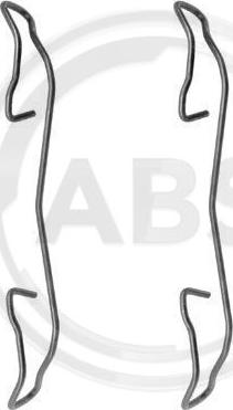 A.B.S. 1187Q - Комплектуючі, колодки дискового гальма autocars.com.ua