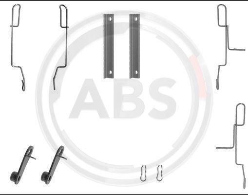 A.B.S. 1188Q - Комплектуючі, колодки дискового гальма autocars.com.ua