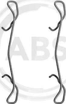 A.B.S. 1189Q - Комплектуючі, колодки дискового гальма autocars.com.ua