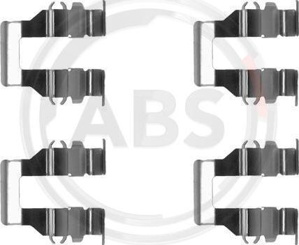 A.B.S. 1199Q - Комплектующие для колодок дискового тормоза avtokuzovplus.com.ua