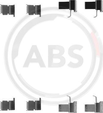 A.B.S. 1262Q - Комплектуючі, колодки дискового гальма autocars.com.ua