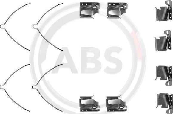 A.B.S. 1269Q - Комплектуючі, колодки дискового гальма autocars.com.ua