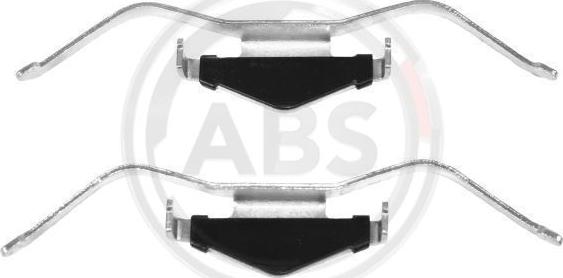 A.B.S. 1297Q - Комплектуючі, колодки дискового гальма autocars.com.ua