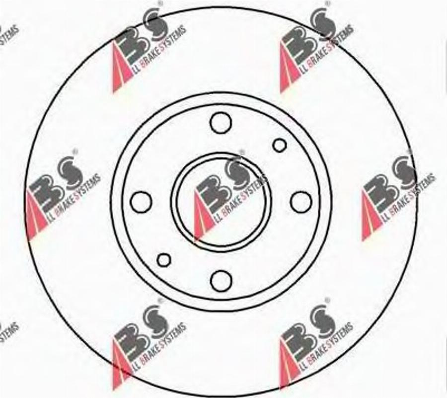 A.B.S. 15030 - Гальмівний диск autocars.com.ua