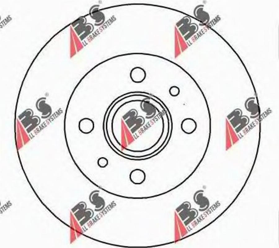 A.B.S. 15031 - Гальмівний диск autocars.com.ua