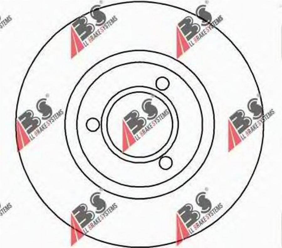 A.B.S. 15412 - Гальмівний диск autocars.com.ua