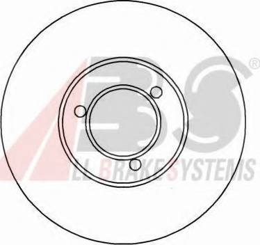 A.B.S. 15413 OE - Гальмівний диск autocars.com.ua