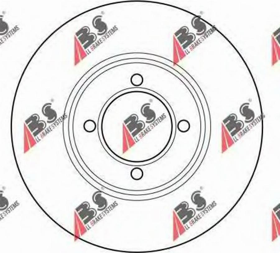 A.B.S. 15524 - Гальмівний диск autocars.com.ua