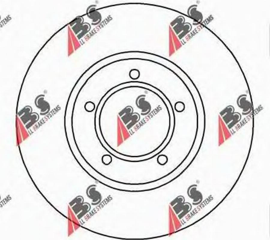 A.B.S. 15610 - Тормозной диск avtokuzovplus.com.ua