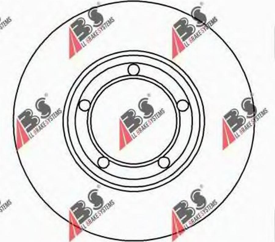 A.B.S. 15804 - Тормозной диск avtokuzovplus.com.ua