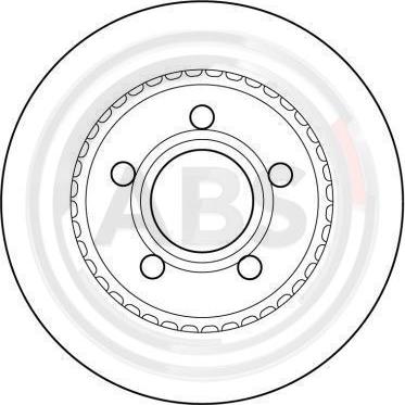 A.B.S. 15937 - Тормозной диск avtokuzovplus.com.ua