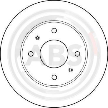 A.B.S. 15986 - Гальмівний диск autocars.com.ua