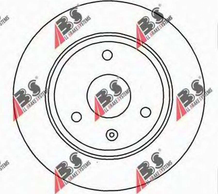 A.B.S. 16034 - Тормозной диск avtokuzovplus.com.ua