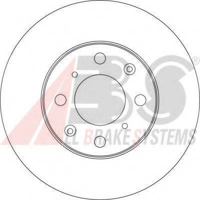 A.B.S. 16117 OE - Тормозной диск autodnr.net