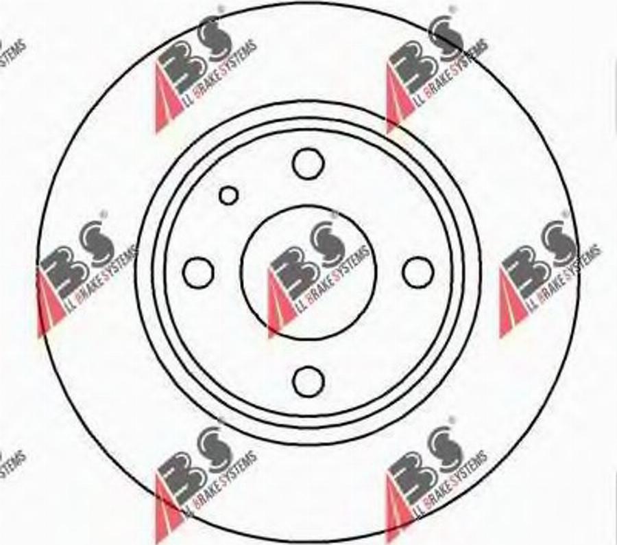 A.B.S. 16162 - Тормозной диск avtokuzovplus.com.ua