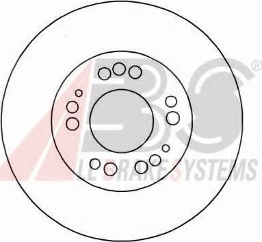 A.B.S. 16208 OE - Тормозной диск autodnr.net