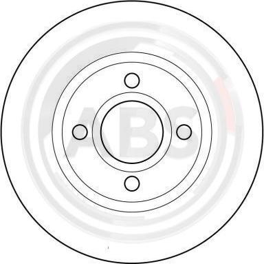 A.B.S. 16228 - Тормозной диск avtokuzovplus.com.ua